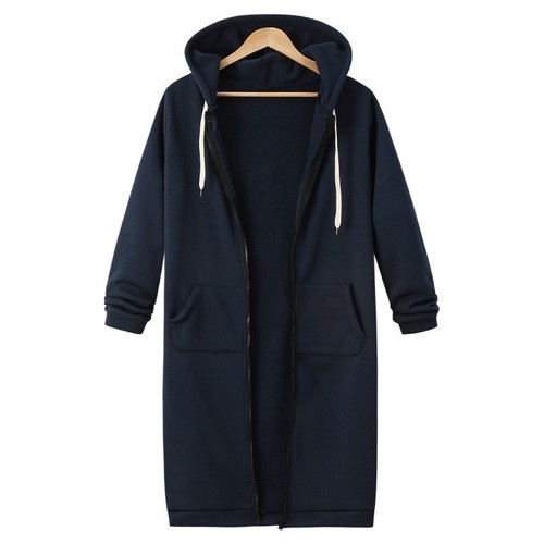 Women ladies long hoodie coat - ladies,