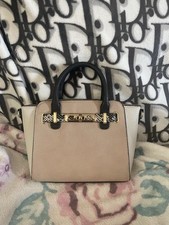 Tesco F&F Nude Pink Faux Leather Handbag