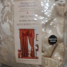 Curtains -Gold floral motif