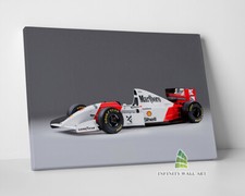 F1 Car Canvas Art Wall Art Print Picture Sports Cars Framed Decor.--E363