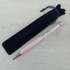 Hello Kitty Sanrio x Swarovski Crystalline Ballpoint Pen Pink Discontinued RARE