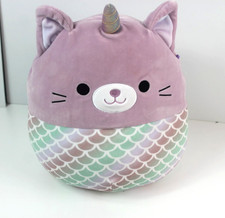 Squishmallow Nina Pink/Lavender Caticorn Unicorn 12.5" Soft Plush Toy (1016)