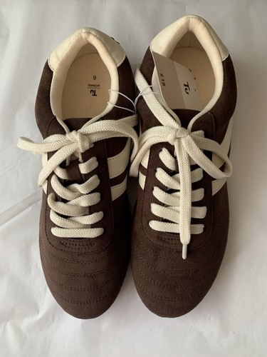 Bnwt brown white lace up - bnwt,