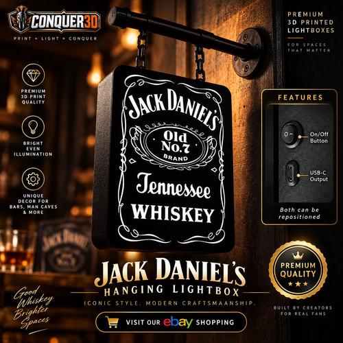 Jack daniel hanging - jack, led