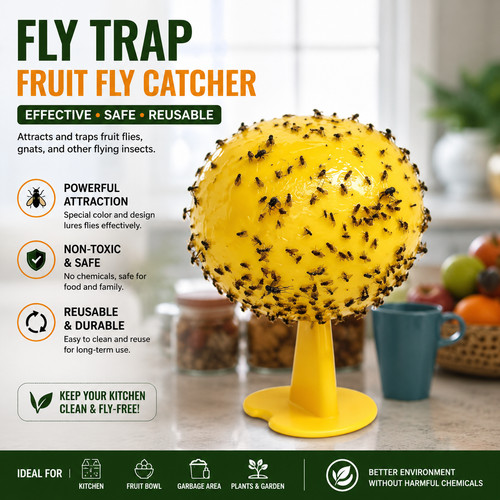 Fruit fly balls - fruit, trap