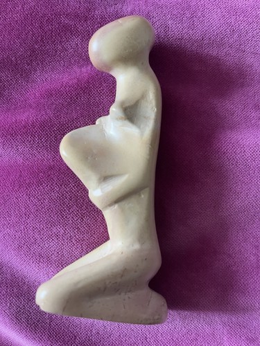 Hand carved soapstone - hand,