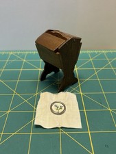 Miniature Wooden Sewing Box w/