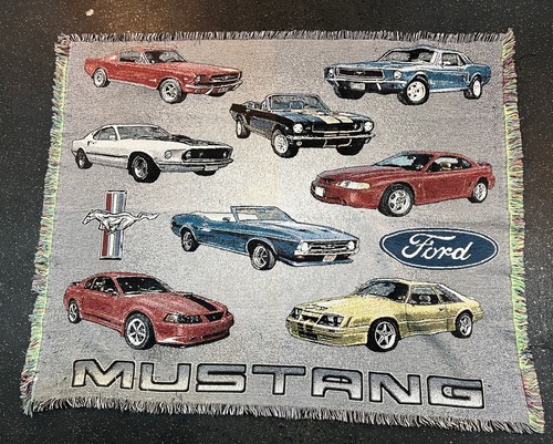 Ford mustang collector blanket - ford,