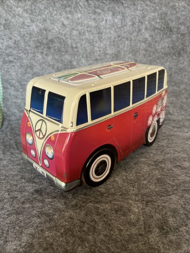 Red volkswagen camper van - vw,