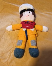HAND KNITTED MAN RNLI TOY LIFE BOATS 118G 31 CM