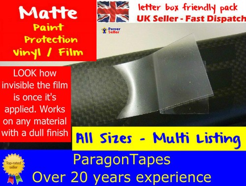 All sizes clear matte - sizes*,