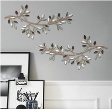 Metal Tree Leaf Wall Decor 2