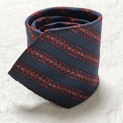 Hermes tie regimental stripe - tie,