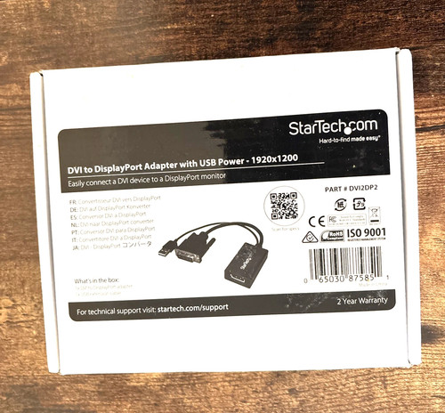 Startech dvi2dp2 dvi - dvi, to