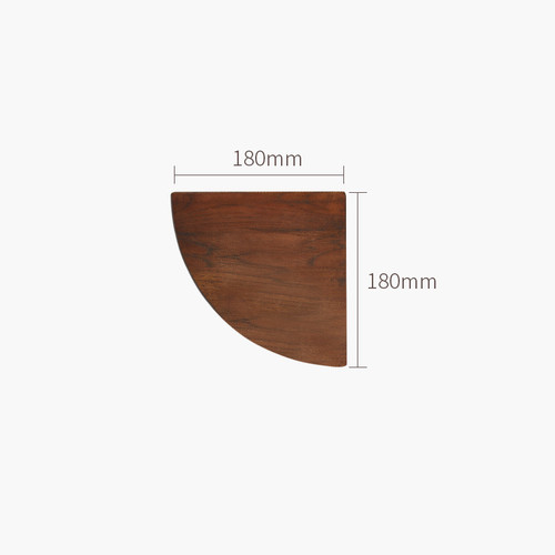 Oak corner shelf - corner, wall