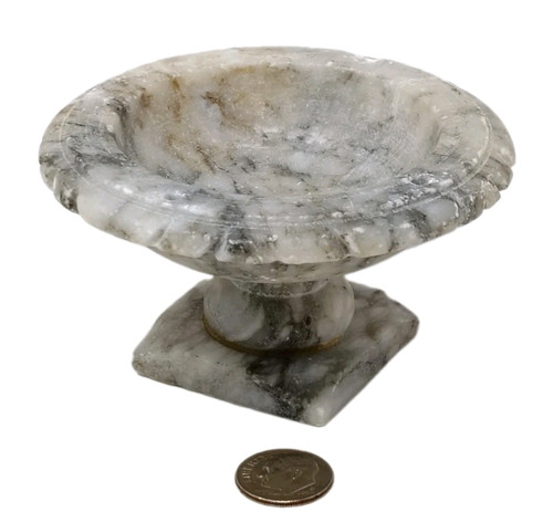 Vtg miniature mini alabaster - vtg,