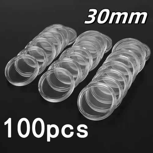 100pcs coin cases capsules - coin,