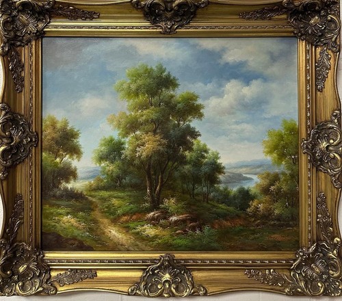Signed carl rossi oil on - j.,