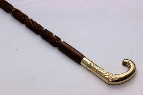Antique wooden walking - antique,