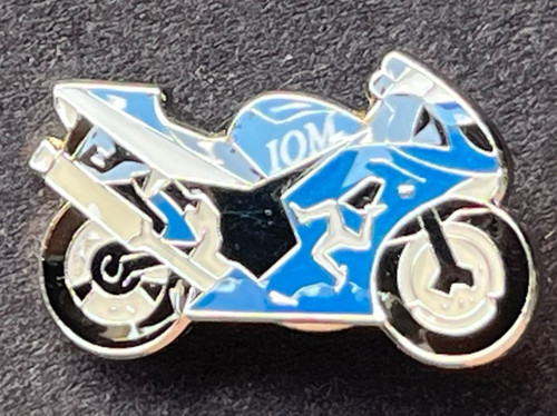 Motorcycle pin badge - badge, of