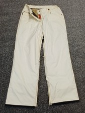 O NEILL Ski Trousers Women Medium White W30 L30 Freedom Series Snowboard