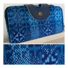 Vintage 1960s Blue Welsh Wool
