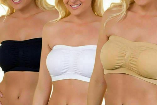 Bandeau strapless removable