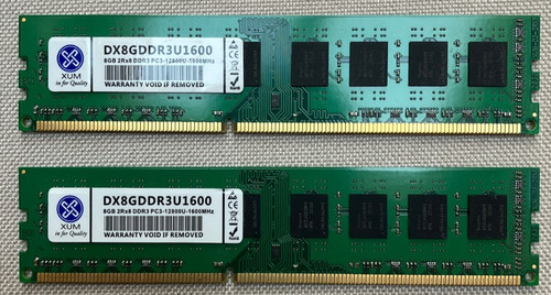 Xum 16gb ddr3 - xum, 8gb
