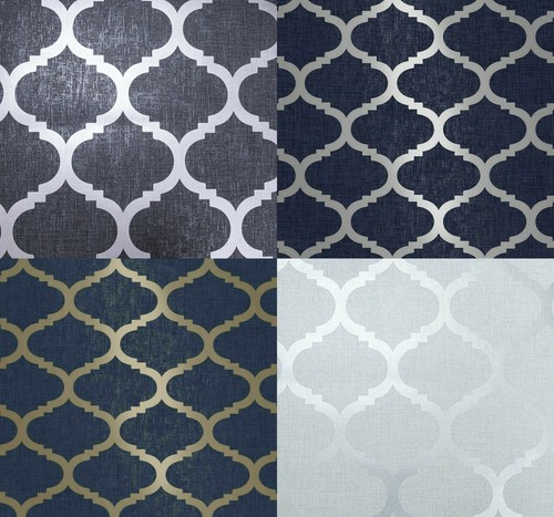 Geometric trellis metallic - geometric,