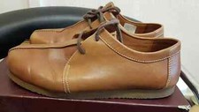 John Rocha Soft Leather Upper Casual Shoes In Brown Size UK 11