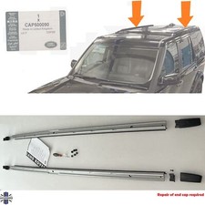 Genuine Roof Rail Rack Kit in Bright Silver Land Rover Discovery 3/4 Some Damage