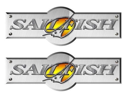 Two designer sailfish - sailfish, stickers