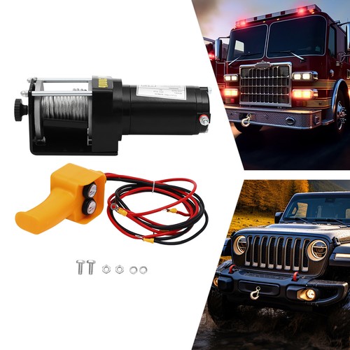 12v electric winch 3000lbs - 12v,
