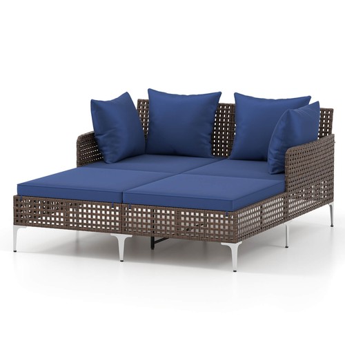 Outdoor patio daybed rattan - daybed, pe