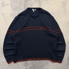 Vintage 80s Giorgio Armani Crew Neck Wool Jumper Large Men’s