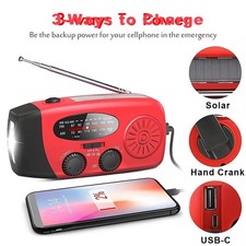 Emergency Hand Crank Solar