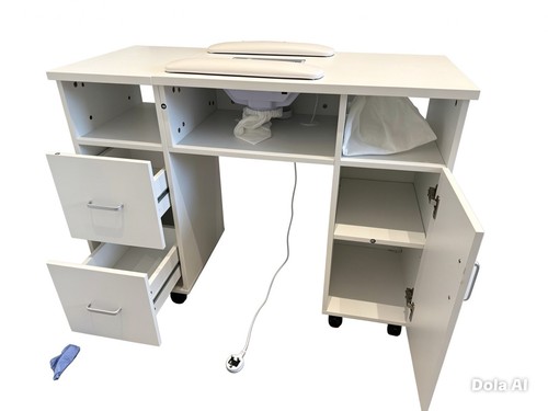 Luxury nail desk with dust - desk,