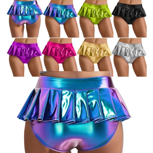 Women shiny metallic mini - shiny,