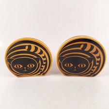 Carlton Ware Cat Creuet Set, Stylised Cat, Salt & Pepper Pots, 1960's