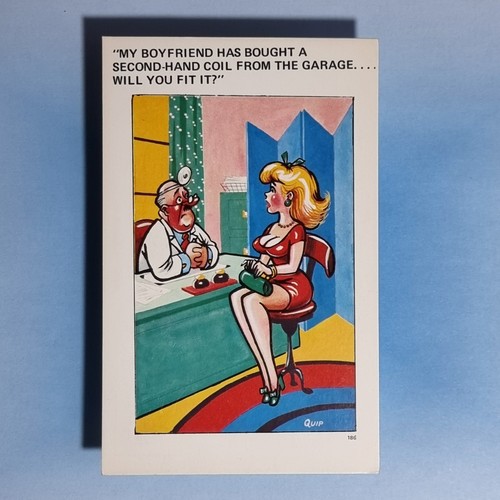Comic postcard c1975 - c1975, saucy