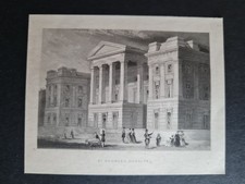 Antique 1851 print - St
