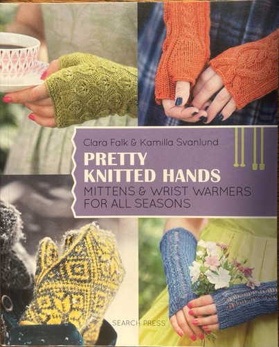 Pretty knitted hands mittens - pretty,