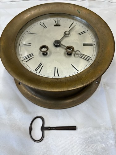 Antique ships bell clock hms - bell,