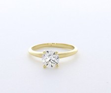 Solitaire Engagement Ring 14K