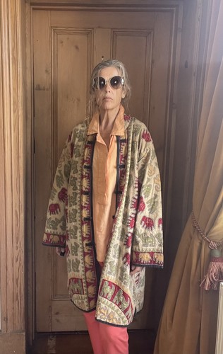 Patchwork quilted indian - quilted,
