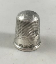 Edwardian Silver Thimble James