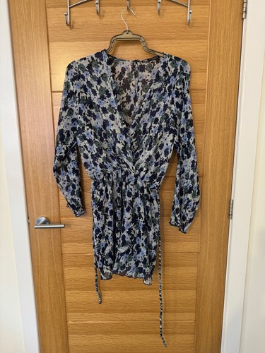 Zara floral - zara, blue)