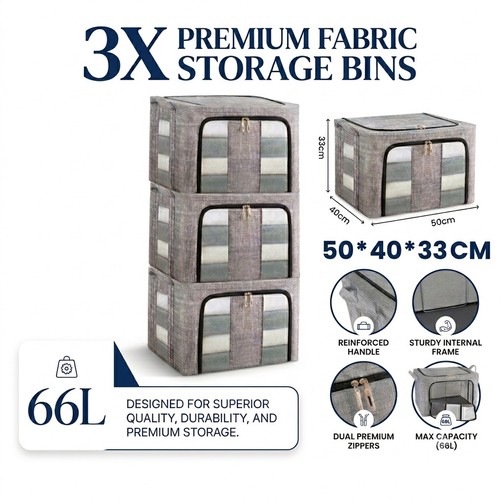 3pcs 66l folding - 3pcs,