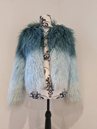 Mongolian faux fur - faux, coat