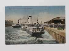 Broomielaw Glasgow River Clyde Paddle Steamer Ivanhoe c1905 Valentines Postcard